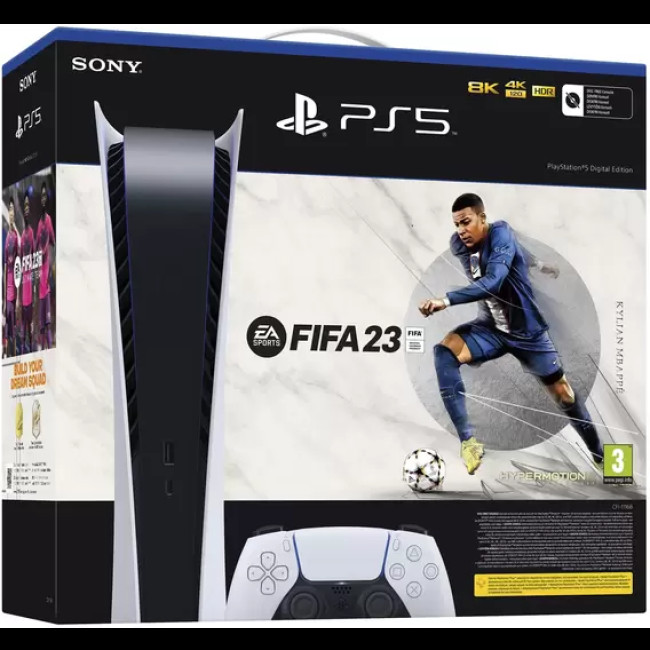 Sony PlayStation 5 Digital Edition 825 GB EA SPORTS FIFA 23 Bundle