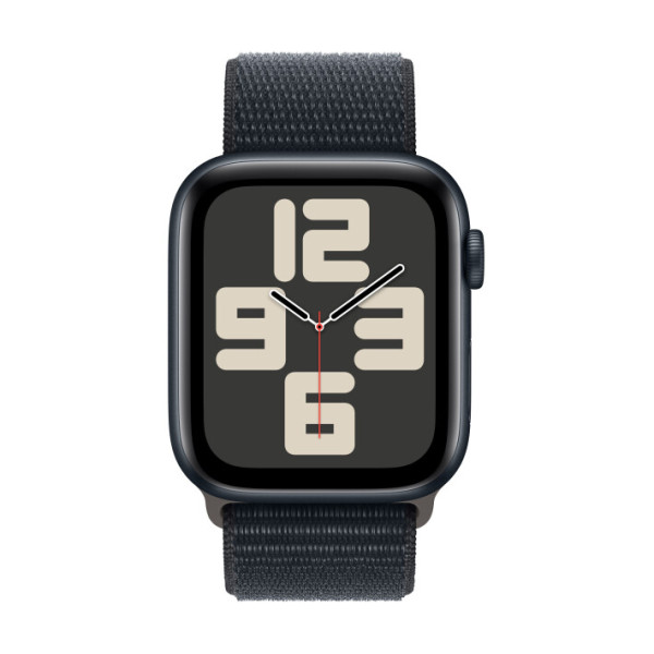 Apple Watch SE 2 GPS 44mm Midnight Aluminium Case with Midnight Sport Loop (MREA3)