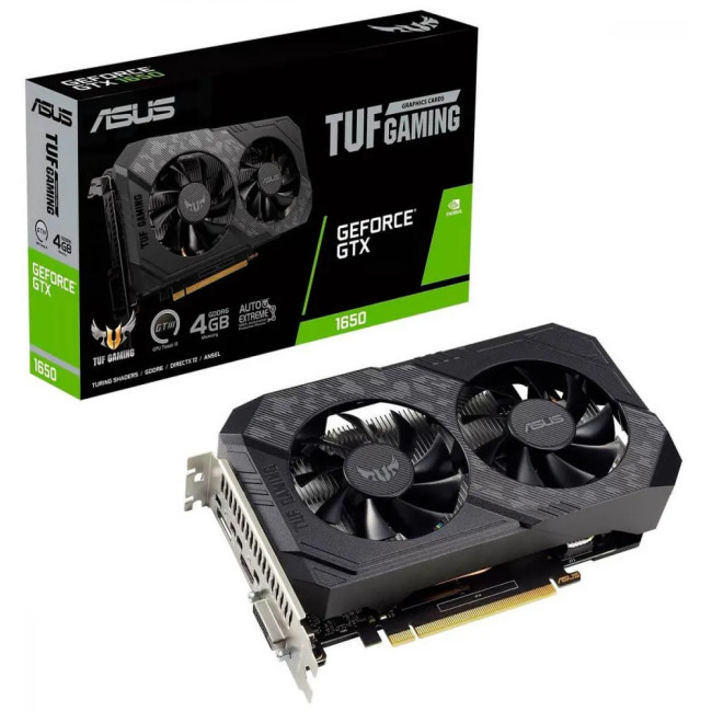 Видеокарта ASUS GeForce GTX1650 4096Mb TUF D6 P V2 GAMING (TUF-GTX1650-4GD6-P-V2-GAMING)