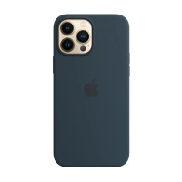 Apple iPhone 13 Pro Max Silicone Case with MagSafe - Abyss Blue (MM2T3)
