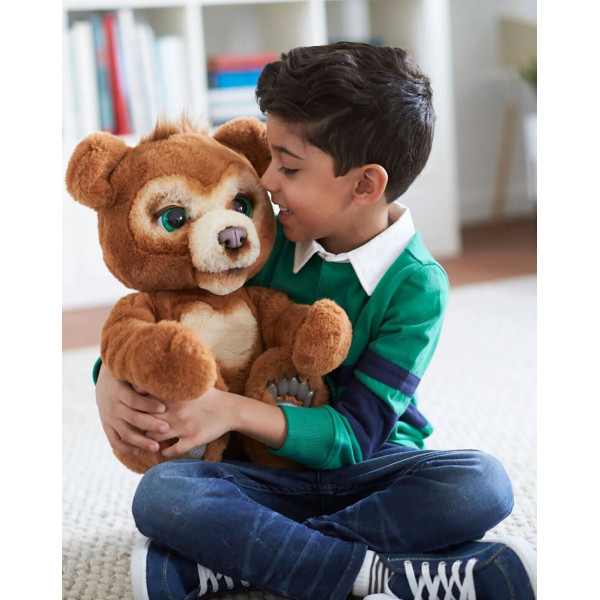 Интерактивная плюшевая игрушка FurReal Friends Cubby The Curious Bear – веселые приключения!