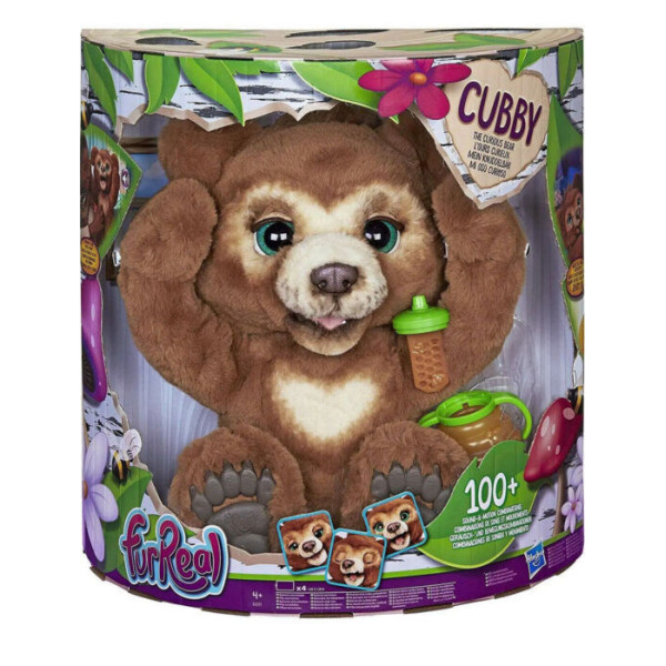 Интерактивная плюшевая игрушка FurReal Friends Cubby The Curious Bear – веселые приключения!