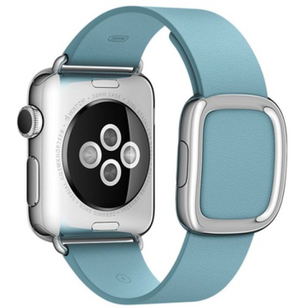 Умные часы Apple Watch 38mm Stainless Steel Case with Blue Jay Modern Buckle (MMFC2)