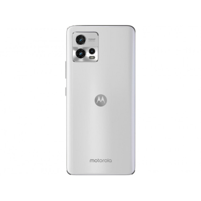 Смаpтфон Motorola G72 8/128GB Mineral White (PAVG0014)