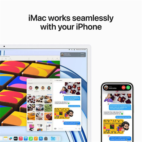 Новый Apple iMac 24 M3 2023 Blue (MQRQ3) - купить онлайн