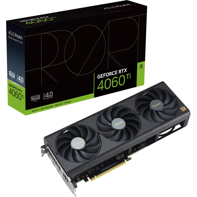 Видеокарта Asus ProArt GeForce RTX 4060 Ti 16384MB (PROART-RTX4060TI-16G)