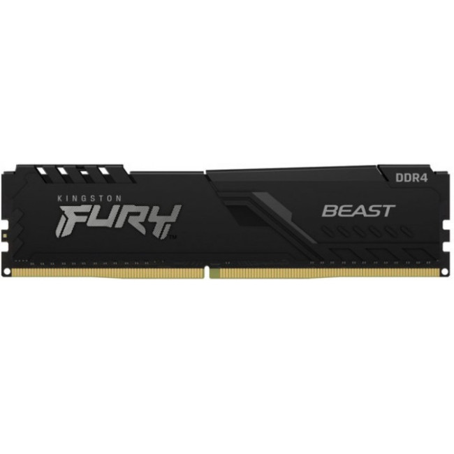 Модуль памяти DDR4 4GB/2666 Kingston Fury Beast Black (KF426C16BB/4)