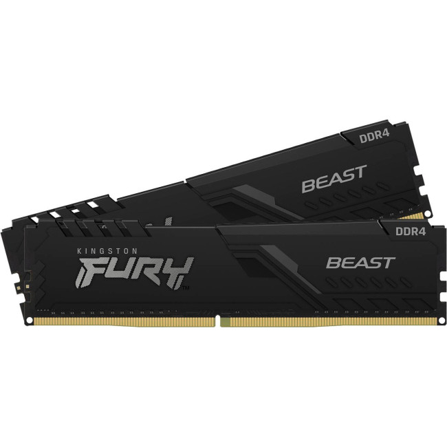 Модуль пам'яті DDR4 2x4GB/3200 Kingston Fury Beast Black (KF432C16BBK2/8)