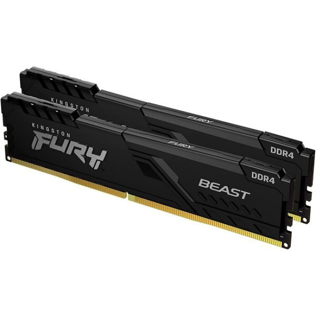 Модуль пам'яті DDR4 2x4GB/3200 Kingston Fury Beast Black (KF432C16BBK2/8)