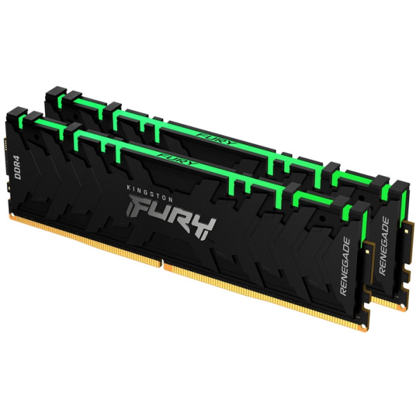 Модуль памяти DDR4 2x32GB/3200 Kingston Fury Renegade RGB (KF432C16RBAK2/64)
