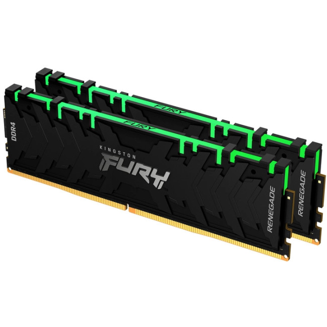 Модуль пам'яті DDR4 2x32GB/3200 Kingston Fury Renegade RGB (KF432C16RBAK2/64)