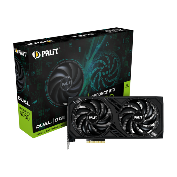 Palit GeForce RTX 4060 Dual (NE64060019P1-1070D) - найкращий вибір у нашому інтернет-магазині
