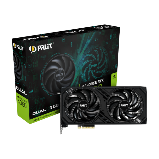 Palit GeForce RTX 4060 Dual (NE64060019P1-1070D)