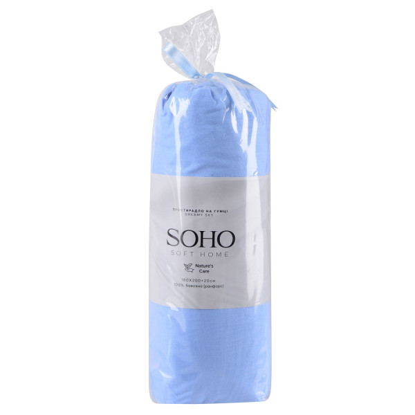 Простыня на резинке SOHO Dreamy Sky 160х200х20 см за доступною ціною (1257к)
