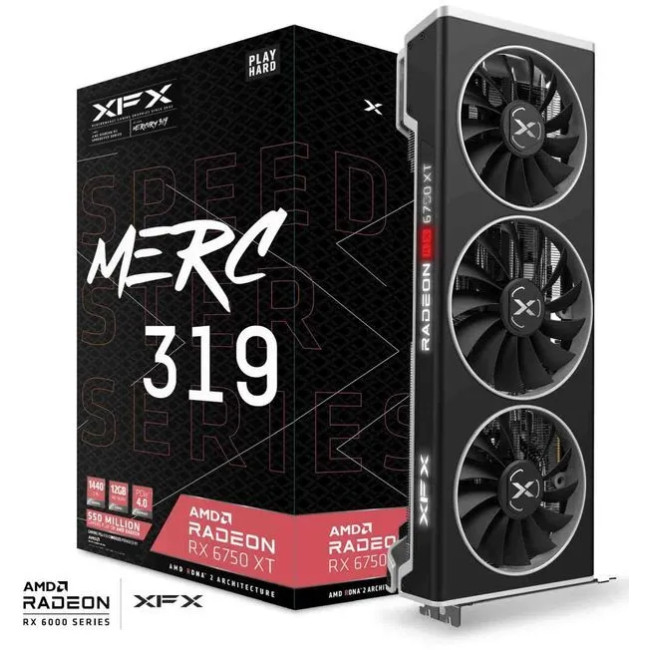 XFX Radeon RX 6750 XT Speedster MERC 319 (RX-675XYTBDP)