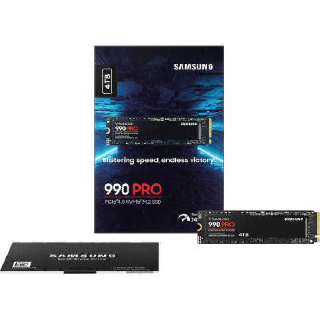 SSD накопитель Samsung 990 PRO 4 TB (MZ-V9P4T0BW)