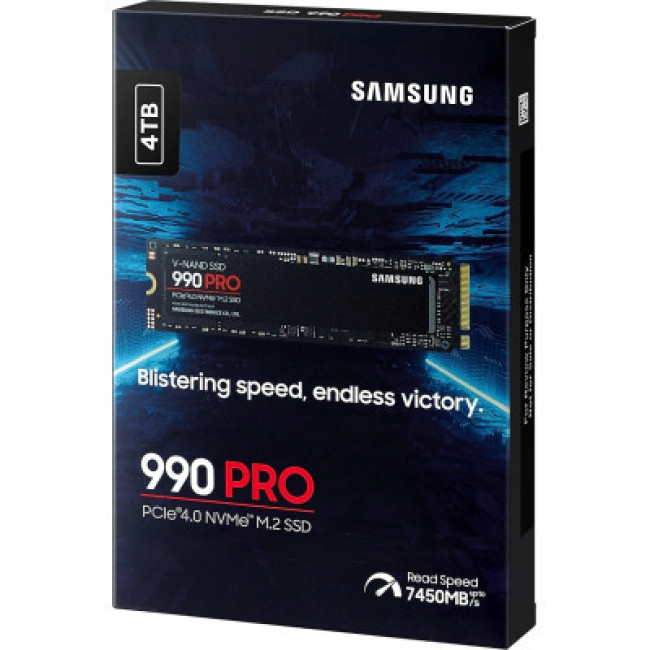 SSD накопитель Samsung 990 PRO 4 TB (MZ-V9P4T0BW)