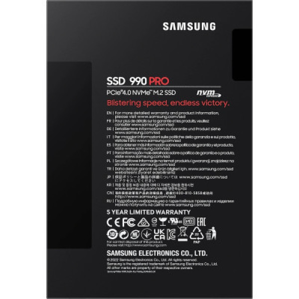 Samsung 990 PRO 4 TB (MZ-V9P4T0BW)