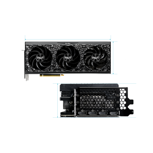 Видеокарта Palit GeForce RTX 4080 GameRock OmniBlack (NED4080019T2-1030Q)