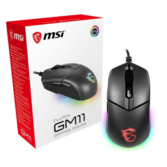 MSI Clutch GM11 Black (S12-0401650-CLA)