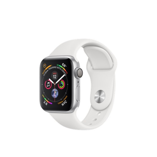 Умные часы  Apple Watch Series 4 GPS 40mm Silver Alum. w. White Sport b. Silver Alum. (MU642)
