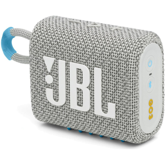 Портативная колонка JBL Go 3 Eco White (JBLGO3ECOWHT) EU