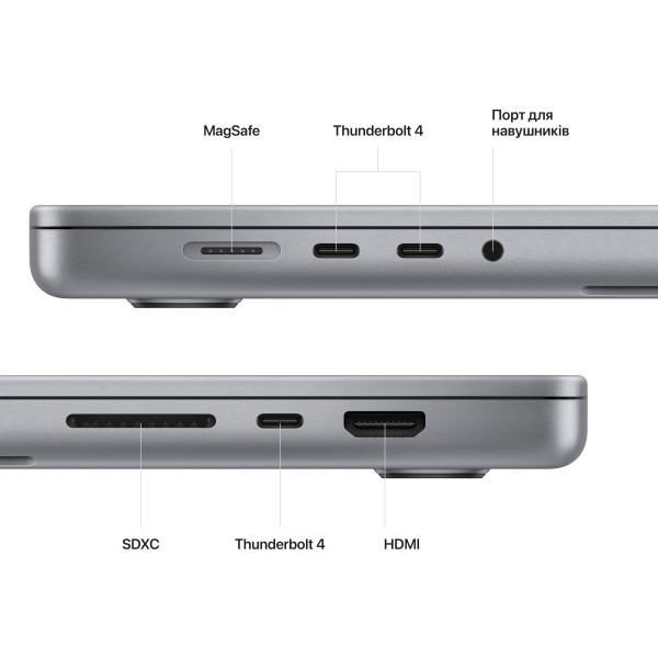 Ноутбук Apple MacBook Pro 16" Space Gray 2023 (MNW83)