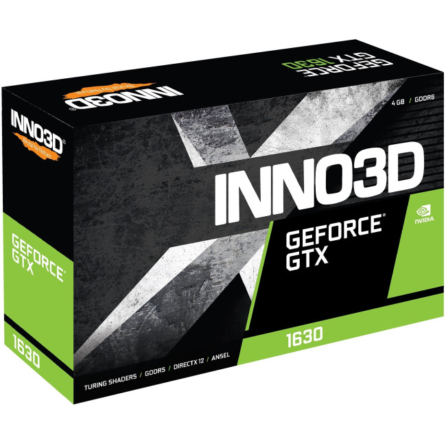 Видеокарта Inno3D GeForce GTX 1630 TWIN X2 OC (N16302-04D6X-1177VA25)