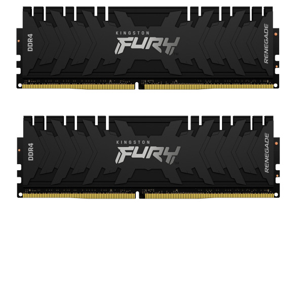 Модуль пам'яті DDR4 2x32GB/3200 Kingston Fury Renegade Black (KF432C16RBK2/64)