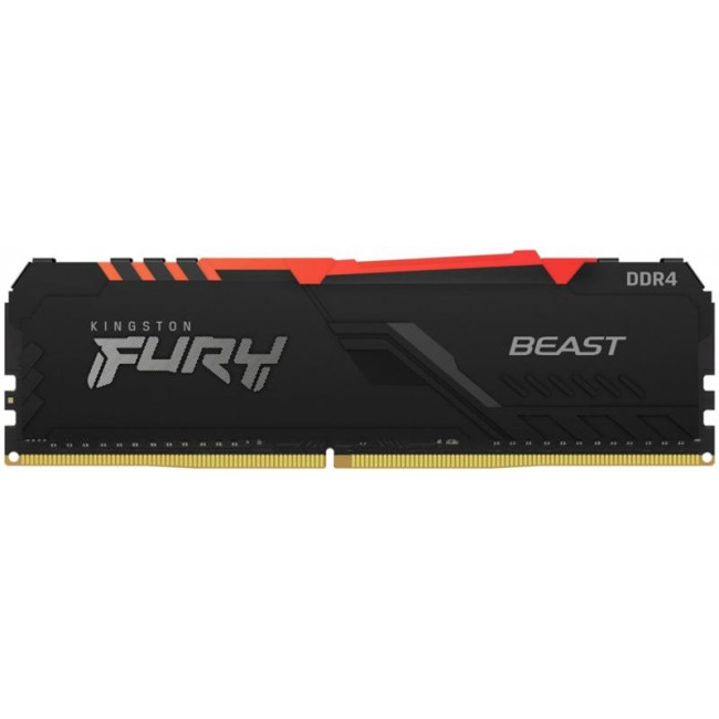 Модуль памяти DDR4 16GB/3200 Kingston Fury Beast RGB (KF432C16BB1A/16)