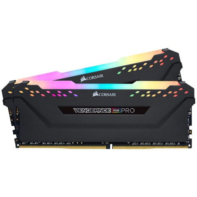 Модуль памяти DDR4 2x16GB/3200 Corsair Vengeance RGB Pro Black (CMW32GX4M2E3200C16-TUF)