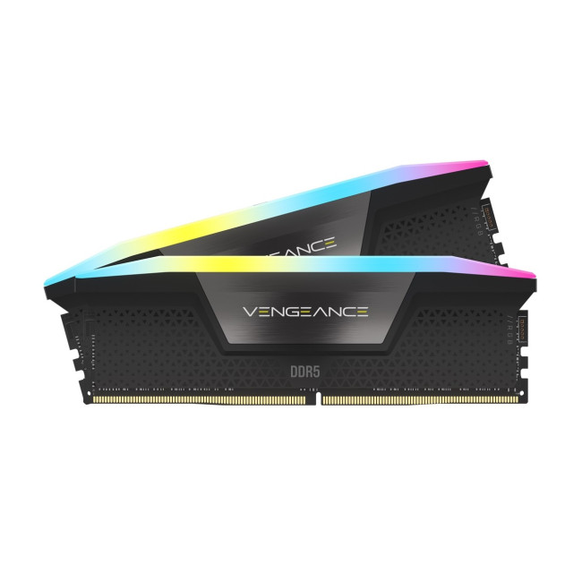 Модуль пам'яті DDR5 2x32GB/5600 Corsair Vengeance RGB Black (CMH64GX5M2B5600C36)