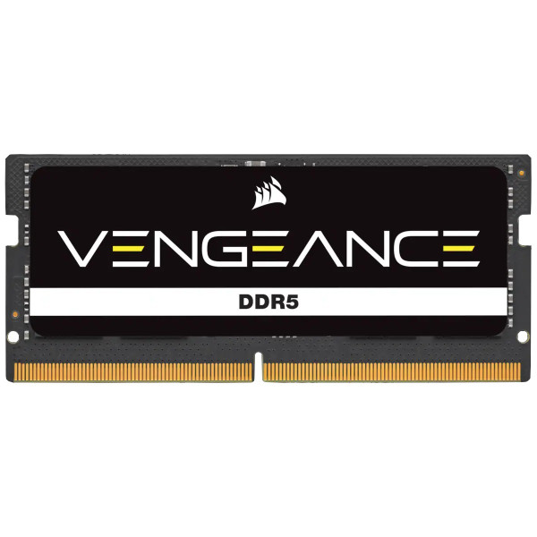 Модуль пам'яті SO-DIMM 16GB/4800 DDR5 Corsair Vengeance Black (CMSX16GX5M1A4800C40)