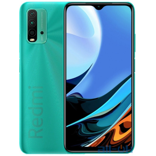 Смаpтфон Xiaomi Redmi Note 9 4G 4/128GB Green