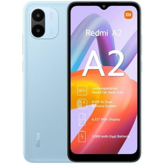 Смаpтфон Xiaomi Redmi A2 2/32GB Light Blue