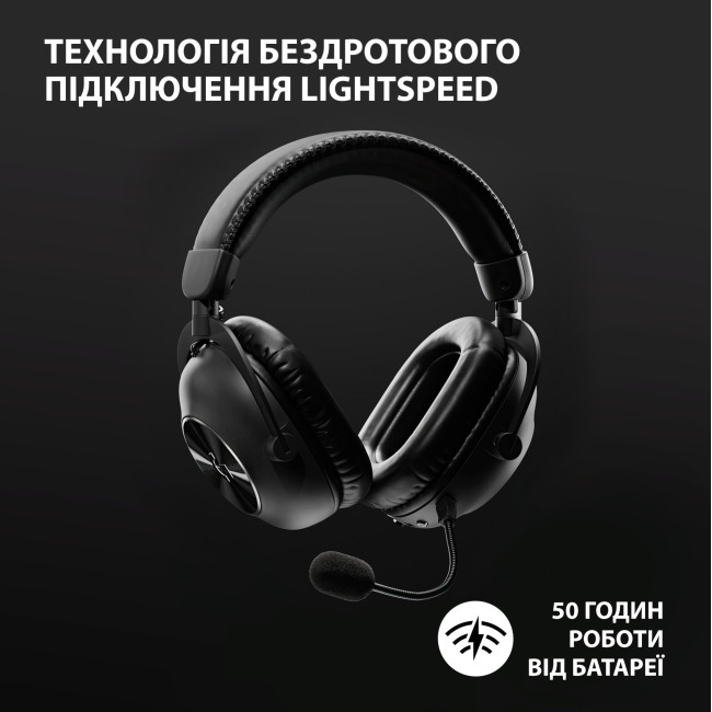 Наушники Logitech G Pro X 2 Lightspeed Black (981-001263)