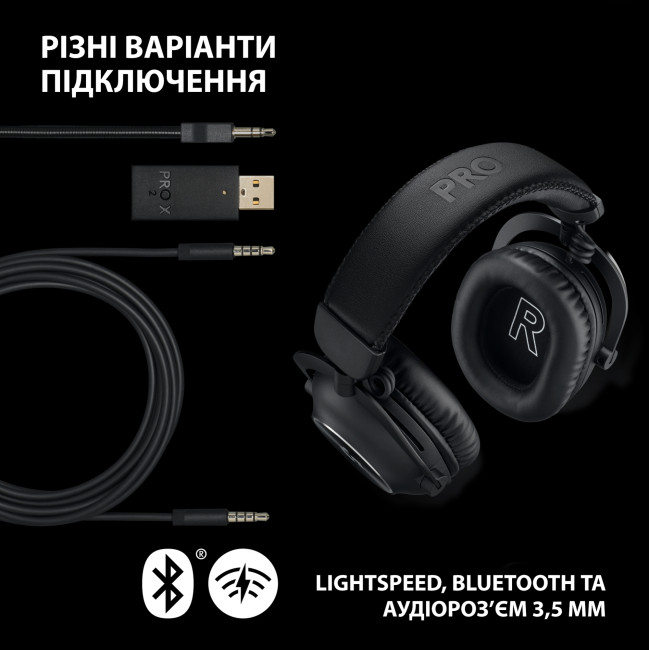 Наушники Logitech G Pro X 2 Lightspeed Black (981-001263)