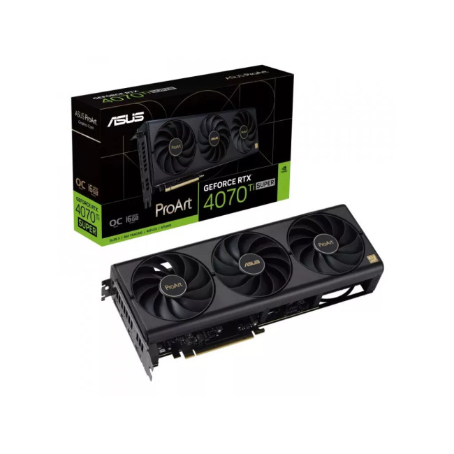 Відеокарта Asus GeForce RTX4070Ti SUPER 16Gb PROART OC (PROART-RTX4070TIS-O16G)