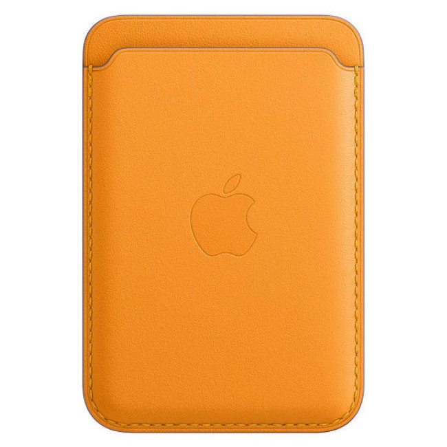 Кожаный кошелек с MagSafe - Apple iPhone Leather Wallet with MagSafe - California Poppy (MHLP3)