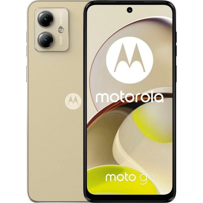 Смаpтфон Motorola G14 8/256GB Butter Cream (PAYF0041)