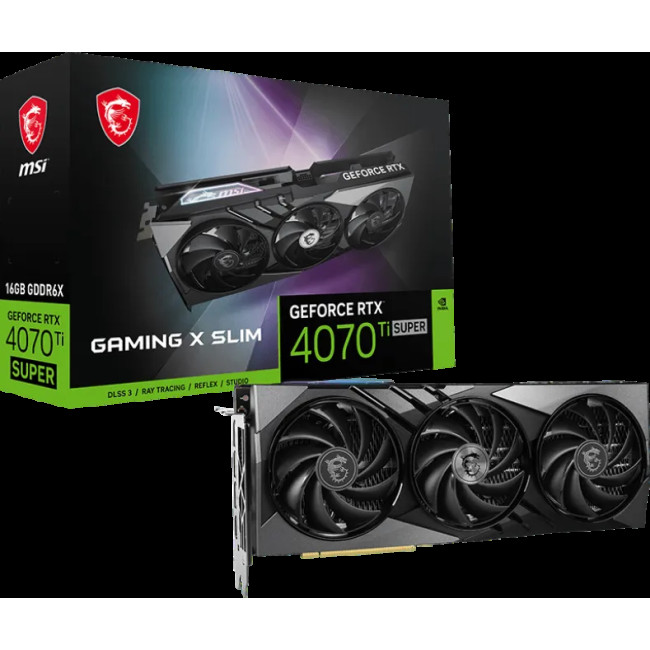 MSI GeForce RTX 4070 Ti SUPER 16G GAMING X SLIM