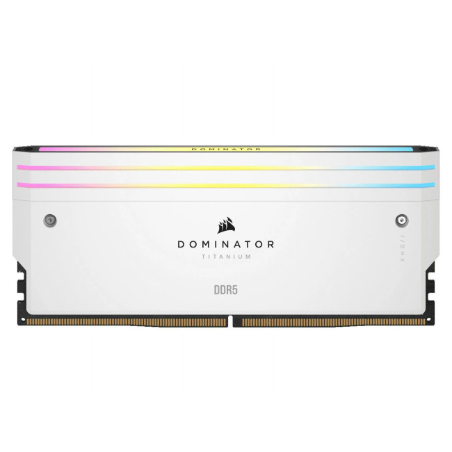 Модуль памяти Corsair Dominator Titanium RGB DDR5 2x16Gb (CMP32GX5M2X7000C34W)