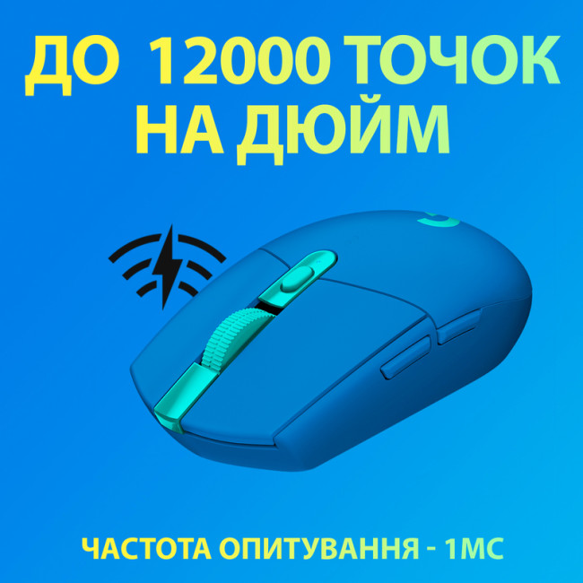 Мышь Logitech G305 Lightspeed Blue (910-006014)