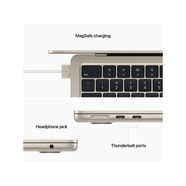 Apple MacBook Air 13,6" M2 Starlight 2022 (Z15Y000AU, Z15Y00133)