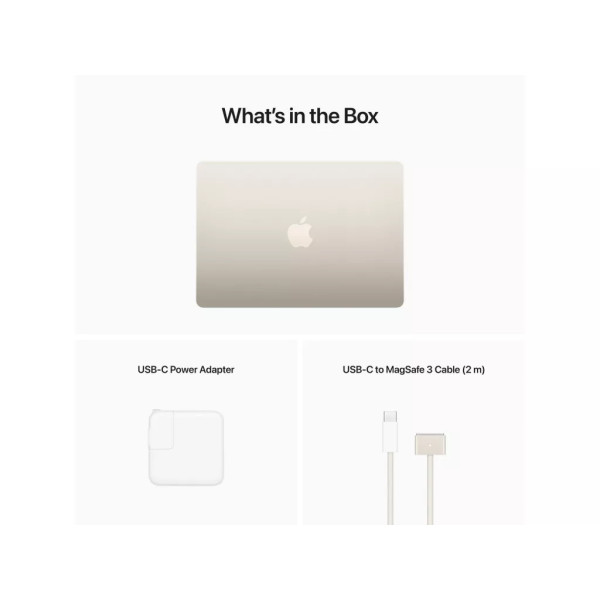 Новый Apple MacBook Air 13,6" M2 Starlight 2022 (Z15Y000B3) - купить онлайн
