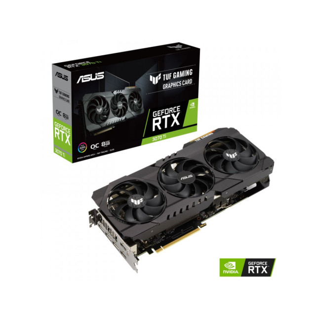 Видеокарта ASUS GeForce RTX3070 Ti 8Gb TUF OC GAMING (TUF-RTX3070TI-O8G-GAMING)