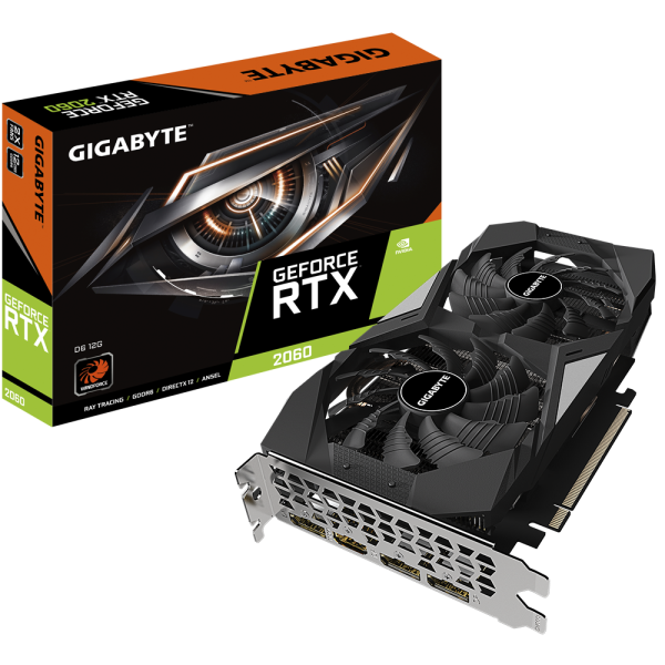 Gigabyte GeForce RTX2060 12Gb (GV-N2060D6-12GD)
