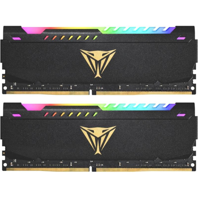 Модуль памяти DDR4 2x8GB/3600 Patriot Viper Steel RGB Black (PVSR416G360C0K)