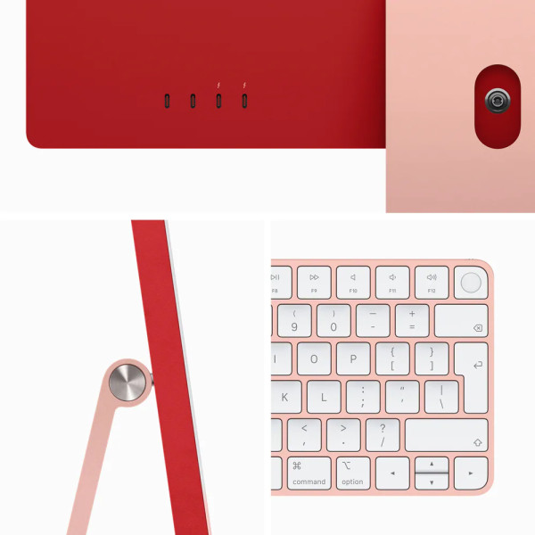Apple iMac 24 M3 2023 Pink (MQRU3) - Купити у Луці інтернет-магазині