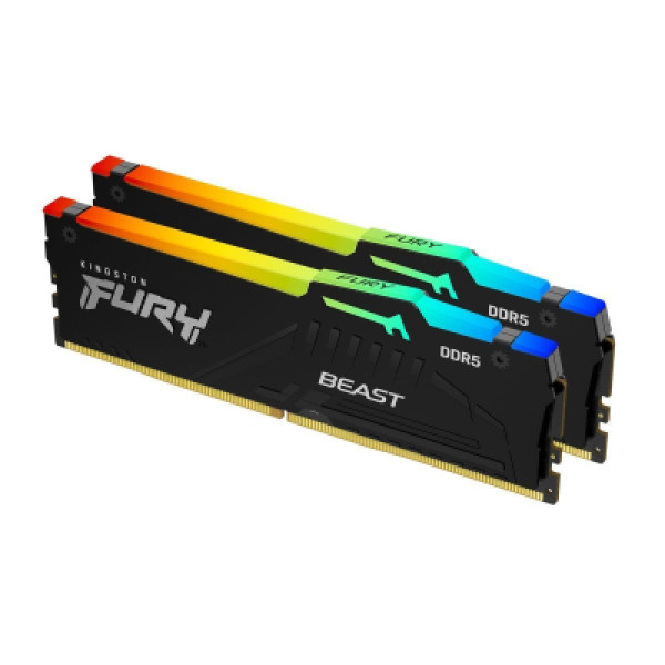 Kingston FURY 64 GB (2x32GB) DDR5 6000 MHz Beast RGB (KF560C40BBAK2-64)